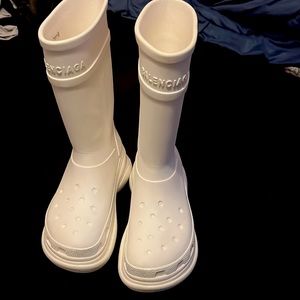 Balenciaga croc boots